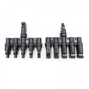 5-1 aurinkopaneeli Aurinkosähkö T-tyypin Branch liitin 30Anaaras ja uros Aurinkopaneeli kaapeliliitin