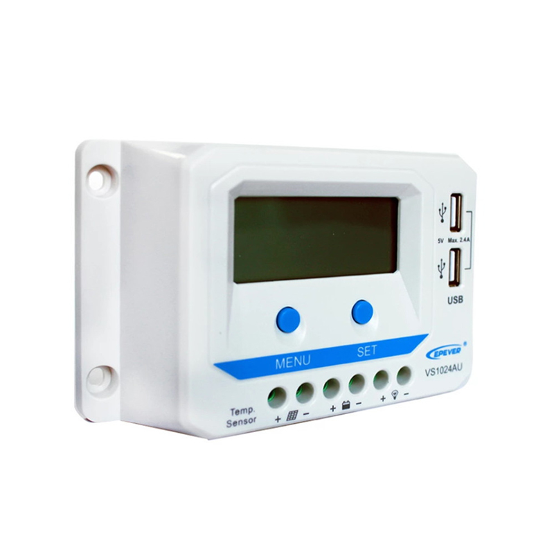 EPEG PWM 60A45A30A20A10A Solar Charger Controller 12V 24V Auto taustavalo LCD aurinkopaneelin säädin DUAL USB ViewStar-AU-sarja